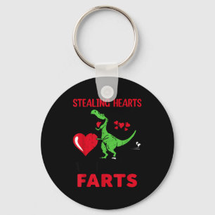 Stealing Hearts And Blasting Farts T Rex Cute Todd Key Ring