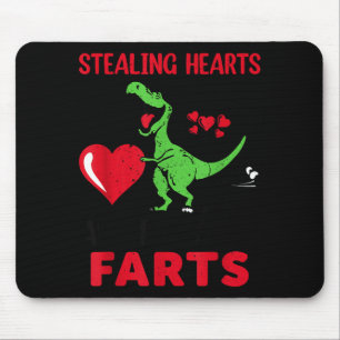 Stealing Hearts And Blasting Farts T Rex Cute Todd Mouse Mat