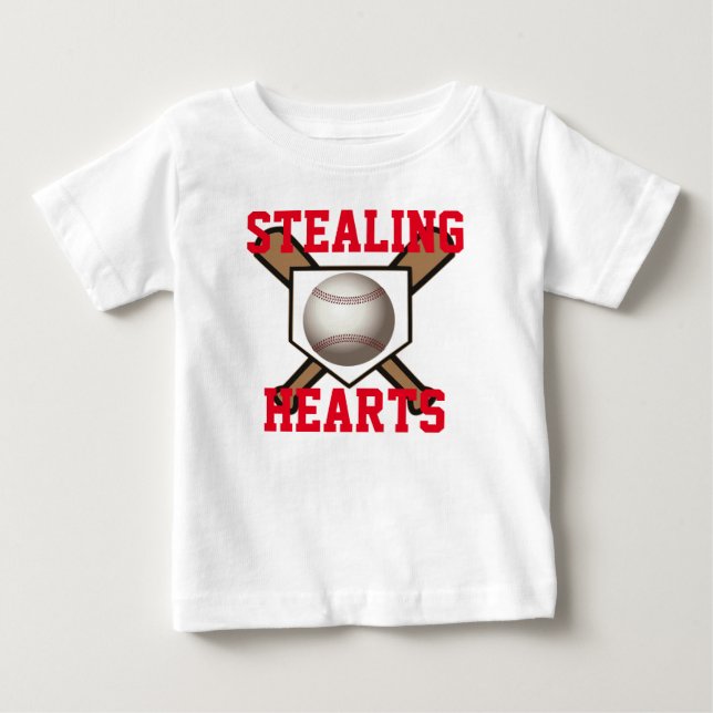 Stealing Hearts Baseball Tee (Front)