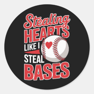 Stealing Hearts Like I Steal Ses Cute Funny Sell B Classic Round Sticker