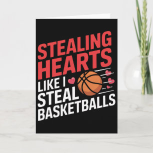 Stealing Hearts Like I Steal Sket Valentine Boys Card