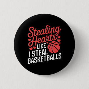 Stealing Hearts Like I Steal Sket Valentine Kids 6 Cm Round Badge