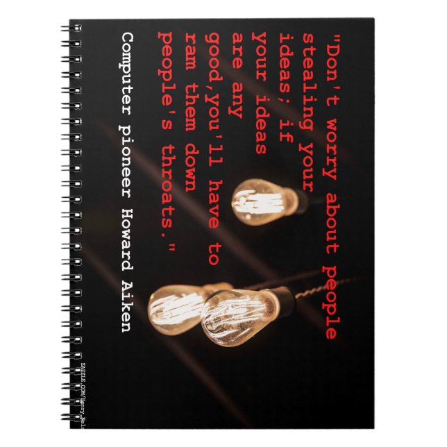 Stealing Ideas Notebook (Front)