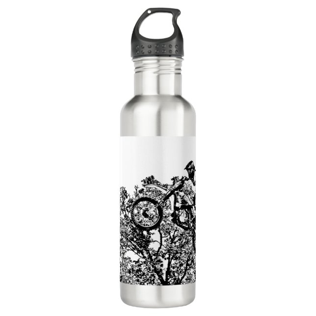 Stealing the Air - Freestyle Motocross Rider 710 Ml Water Bottle (Front)