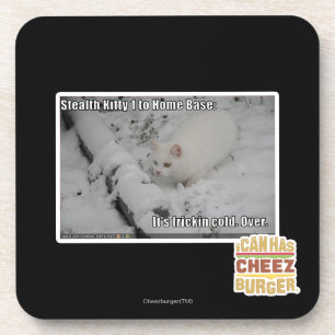 Stealth Kitty 1 Coaster