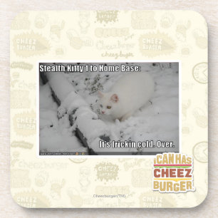 Stealth Kitty 1 Coaster