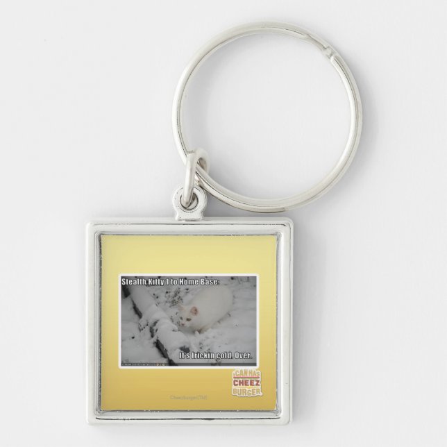 Stealth Kitty 1 Key Ring (Front)