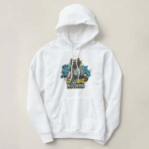 Stealth Mode Activated: "You Saw Nothing" 3D Graff Hoodie