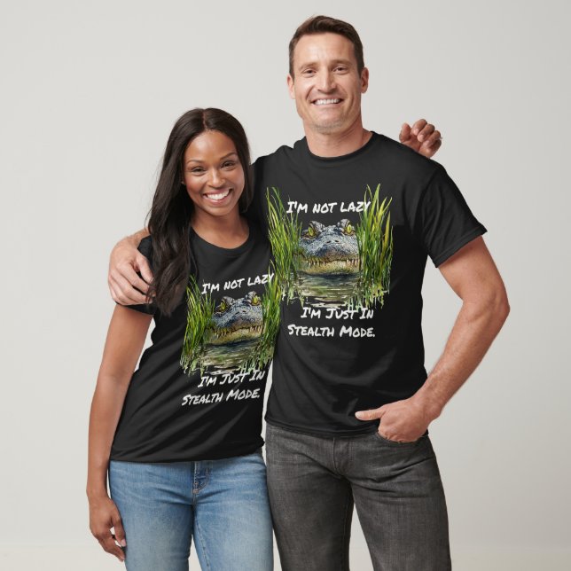 Stealth Mode Crocodile Bold Tee (Unisex)