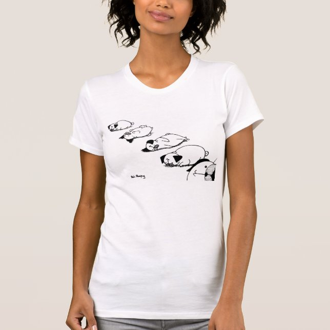 Stealth Pug Roll T-Shirt (Front)