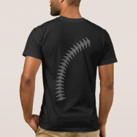 Stealth T black w grey stealth stitches