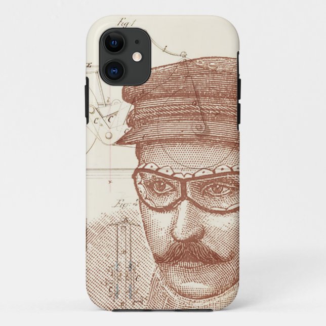 Steam Bicycle Inventor Case-Mate iPhone Case (Back)