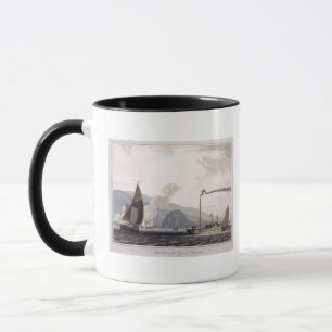Steam boat on the Clyde near Dumbarton, from 'A Vo Mug