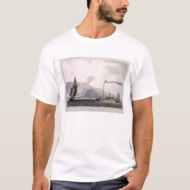 Steam boat on the Clyde near Dumbarton, from 'A Vo T-Shirt (Front)