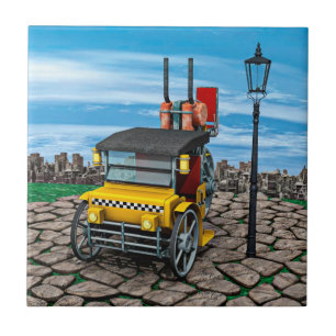 Steam Cab-Taxi Tile