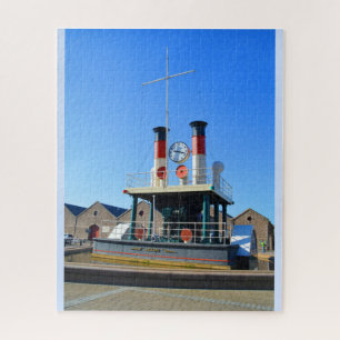Steam clock in St Helier, Jersey Jigsaw Puzzle