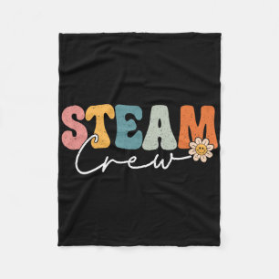Steam Crew Back To School Science Engineering Tech Fleece Blanket