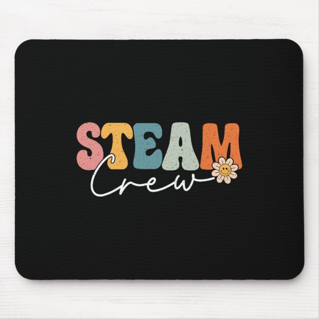 Steam Crew Ck To School Science Engineering Tech M Mouse Mat (Front)