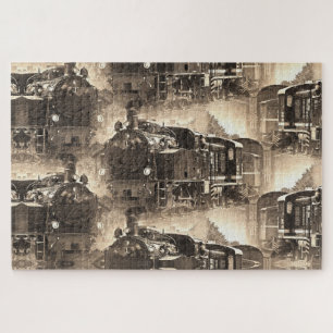 Steam Dreams - Railway Engine  Jigsaw Puzzle