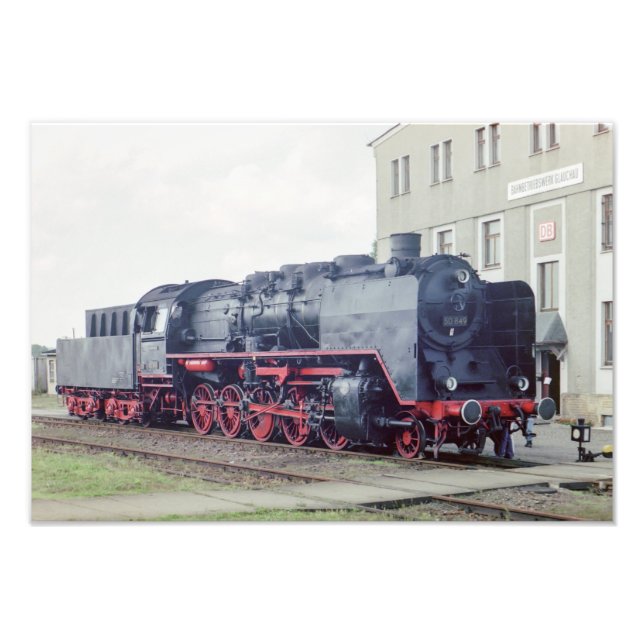 Steam engine 50 849 photo print (Front)