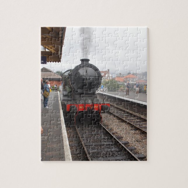 Steam Engine at Sheringham Jigsaw Puzzle (Vertical)