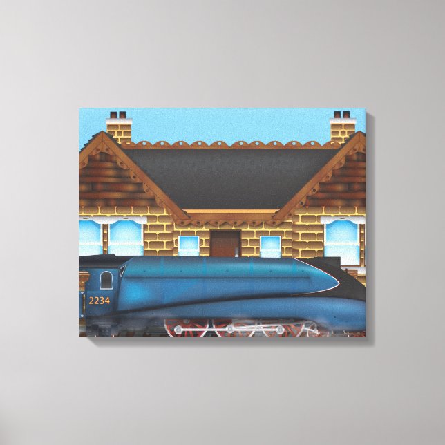 Steam Engine Canvas Print (Front)