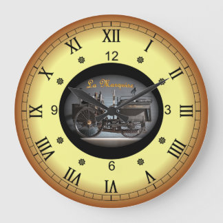 Steam Engine Car~De Dion-Bouton La Marquise~1884~* Large Clock