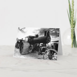 Steam Engine Greeting Card