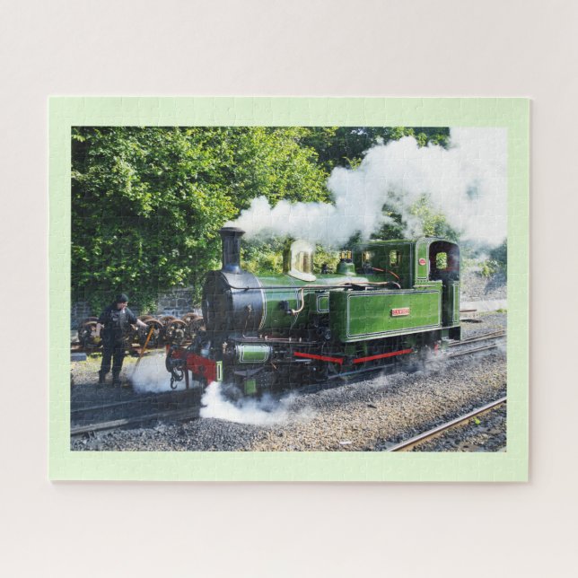 Steam engine in the Isle of Man Jigsaw Puzzle (Horizontal)