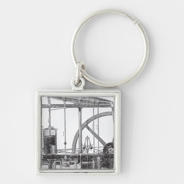 Steam Engine Key Ring (Front)