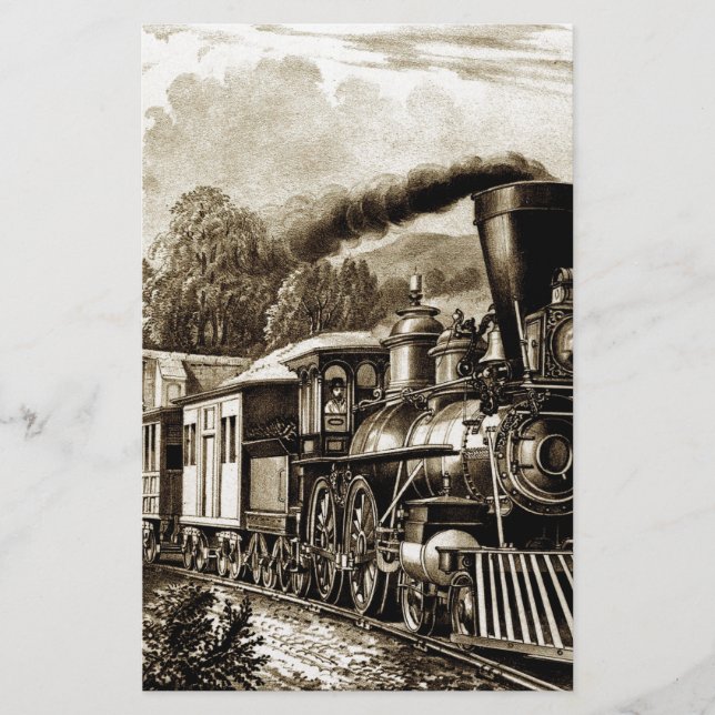 Steam engine locomotive history (Front)