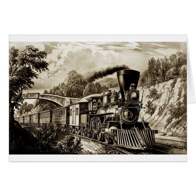 Steam engine locomotive history (Front Horizontal)