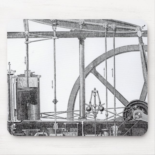 Steam Engine Mouse Mat (Front)
