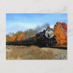 Steam Engine Postcard