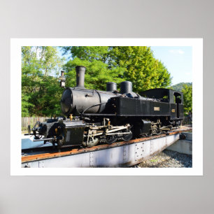 Steam engine poster