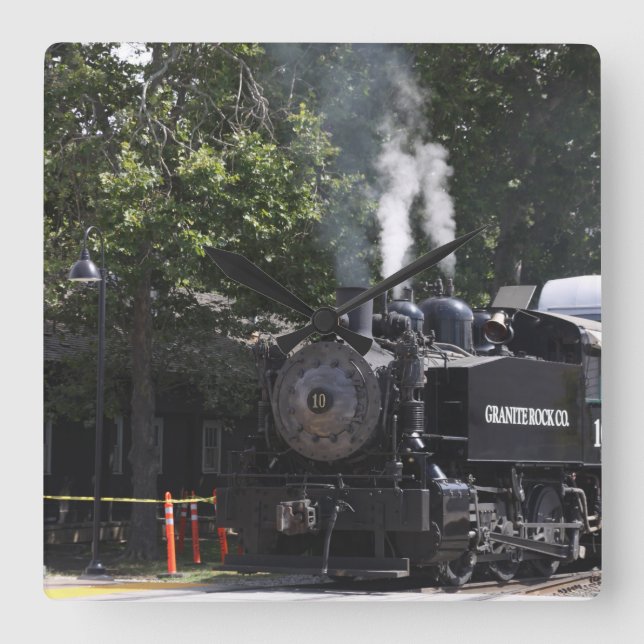 Steam Engine Train Engine Clock (Front)