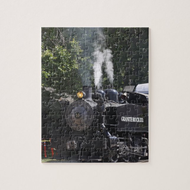 Steam Engine Train Jigsaw Puzzle (Vertical)