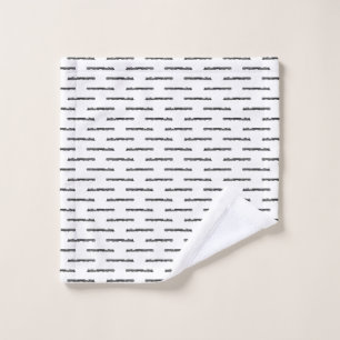 Steam Engine Train with Train Cars CUSTOM \COLOR Wash Cloth