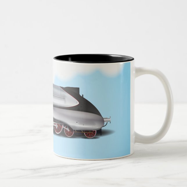 Steam Engine Two-Tone Coffee Mug (Right)