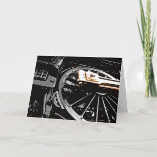 Steam Engine Wheel Card