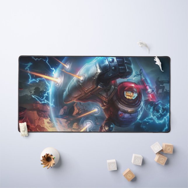 Steam Golem Gaming Desk Mat | Customisable Pad (Kids Table)