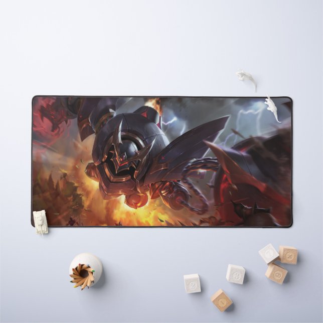 Steam Golem Gaming Desk Mat | Customisable Pad (Kids Table)