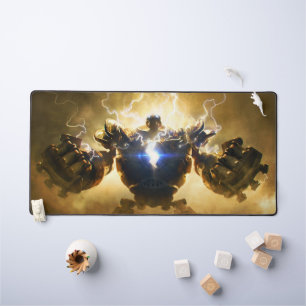 Steam Golem Gaming Desk Mat Customisable Pad