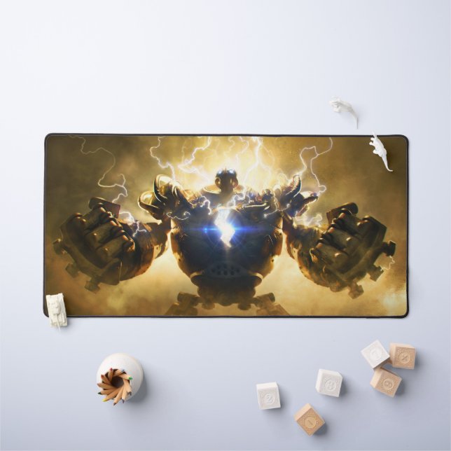 Steam Golem Gaming Desk Mat | Customisable Pad (Kids Table)