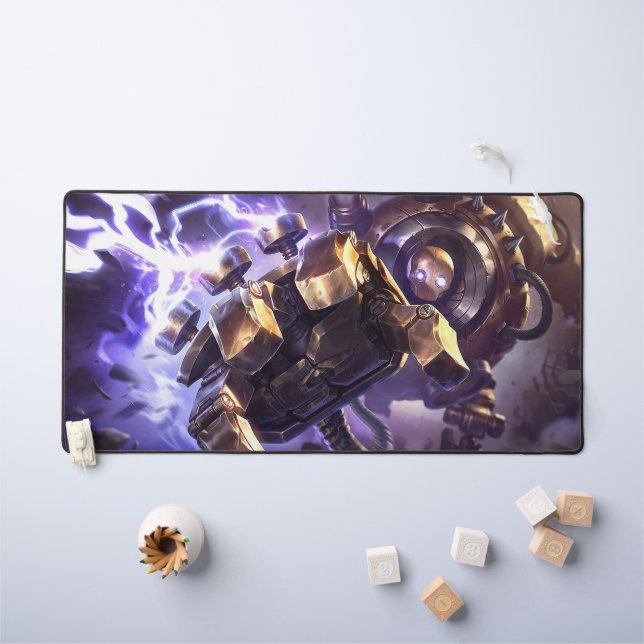 Steam Golem Gaming Desk Mat | Customisable Pad (Kids Table)