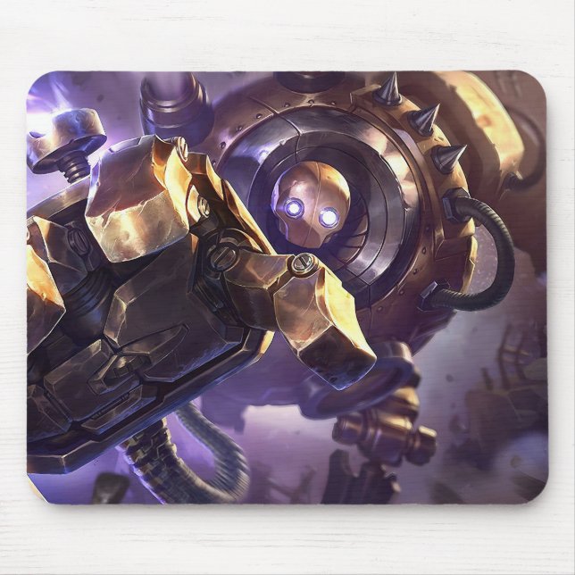 Steam Golem Gaming Mousepad | Customisable pad (Front)
