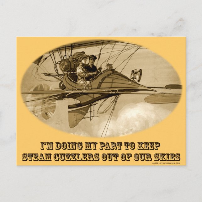 Steam Guzzlers Postcard (Front)
