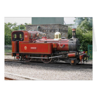 Steam locomotive at Port Erin Isle of Man