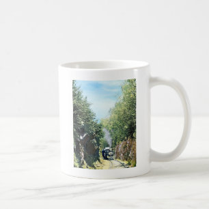 Steam Locomotive At Summit Cut, Green Mountain Coffee Mug