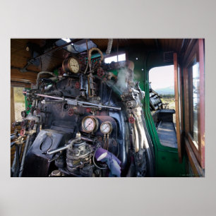 Steam Locomotive Cab, SVRy #19 Poster
